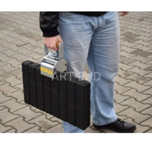 Ręczny chwytak do obrzeży betonowych walizkowy RCW Mimal 