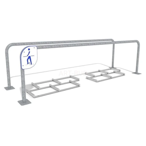 Ścieżka z poręczami i drabinką urządzenie do rehabilitacji 