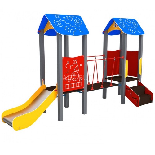 Plac zabaw z atestem zestaw Piro 2-2 