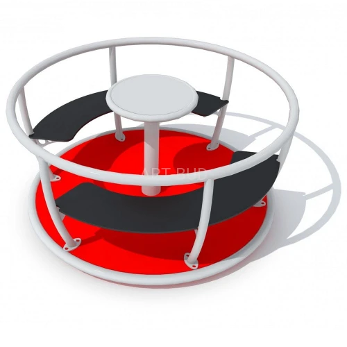 Karuzele na plac zabaw dla dzieci Tornado 4 siedziska 