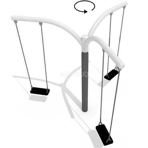 Urządzenie na plac zabaw Karuzela słupowa Solano 3-1 