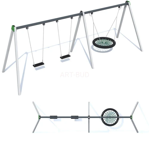 Huśtawka na plac zabaw wahadłowa Neptune 1