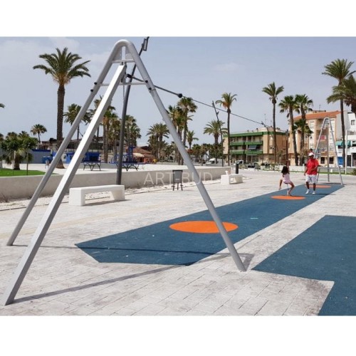 Zjazd linowy 20 m ocynk i malowanie Aspen