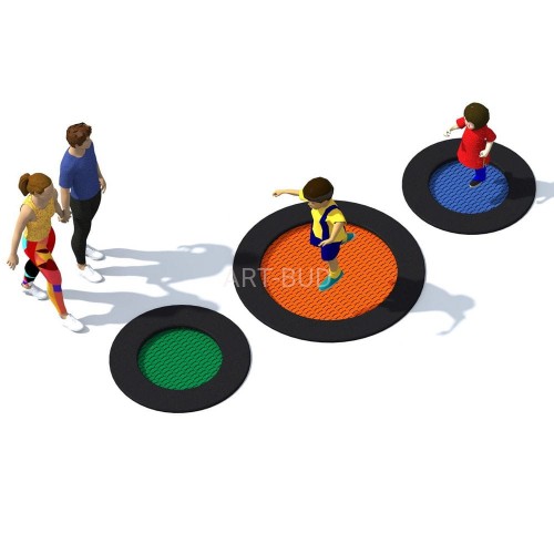 Trampoliny ziemne dla dzieci na plac zabaw Tuto 1 