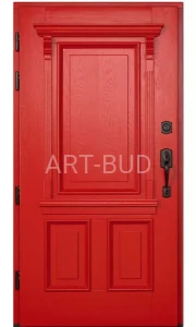 Drzwi zewnętrzne drewniane ramiakowe D140 z listewką ozdobną Dallas