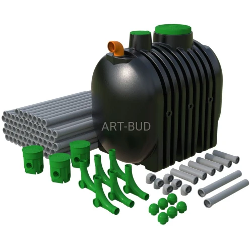 Oczyszczalnia drenażowa 5000 l dla 10-11 osób WATER3 5.0  Marseplast 