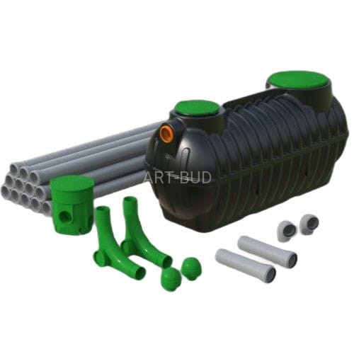 Oczyszczalnia ścieków drenażowa 24 m 1000 l dla 1-2 osób BOLT-1.0 