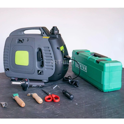 Mobilny zestaw serwisowy do zgrzewania folii dachowych, basenowych i plandek Leister