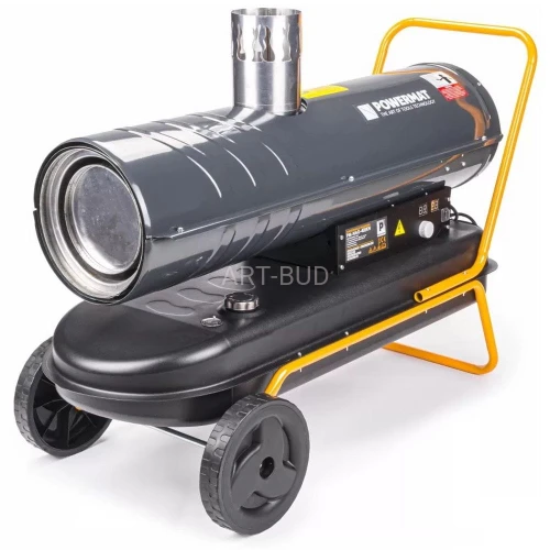 Nagrzewnica spalinowa olejowa z dmuchawą i kominem 40K PM-NAG-40SKN PM1014 Powermat