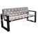 Ławka ogrodowa miejska  HPL 125-150-175 cm Grande