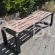 Ławka z tworzywa odporna na zniszczenie HPL 125 -150 cm Grande
