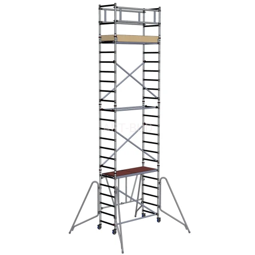 Rusztowanie jezdne 75 x 180 cm wys. robocza od 2,6 do 7,6 m Compact  Faraone