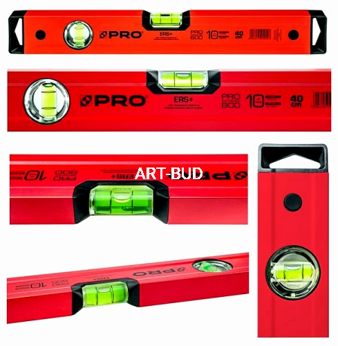 Poziomica malowana czerwona PRO-A1040 PRO