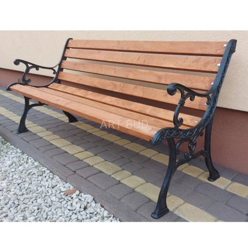 Ławka Chińska drewniano żeliwna ciężka 160 cm