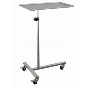 Stolik chirurgiczny zabiegowy ze stali nierdzewnej kwasoodpornej INOX Std