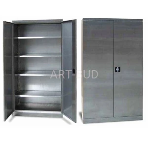 Szafa dwudrzwiowa nierdzewna SBM 203 180 cm ze stali kwasoodpornej 304 AISI