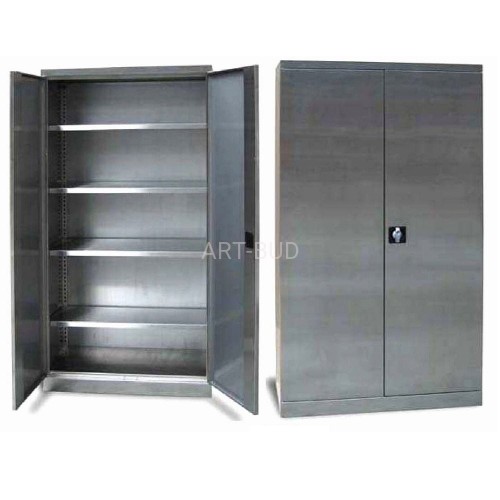 Szafa dwudrzwiowa nierdzewna SBM 203 180 cm ze stali kwasoodpornej 304 AISI