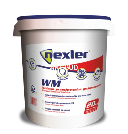 Masa asfaltowo-kauczukowa 20 kg NEXLER  WM 