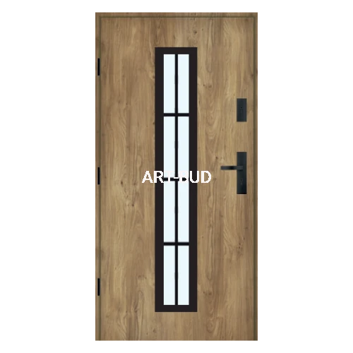 Drzwi zewnętrze metalowe 75 Passive KMT LOFT 