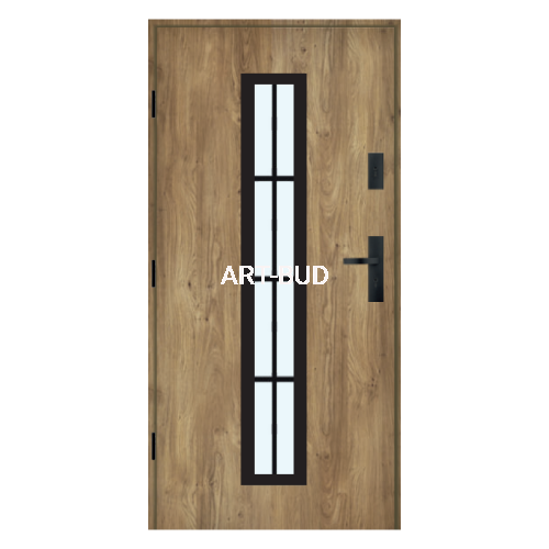 Drzwi zewnętrze metalowe 54 PLUS KMT LOFT 