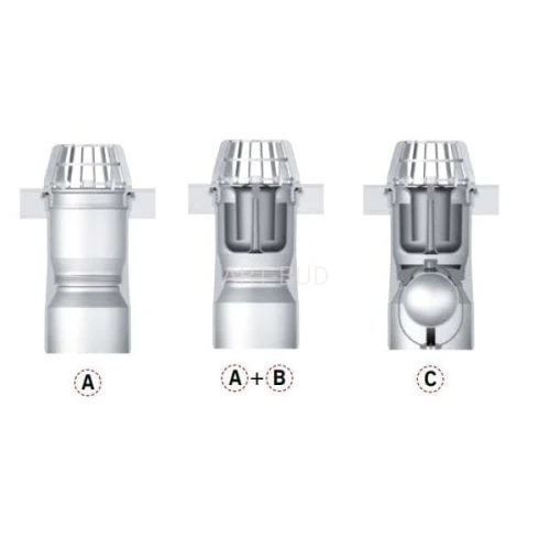 Odpływ doświetlaczy piwnicznych Aco Markant