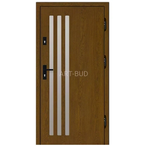 Drzwi drewniane zewnętrzne Dallas Z 092 gr. 75-100 mm Dallas współcz. u-0,80/0.49