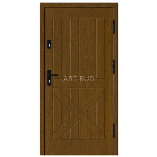 Drzwi zewnętrzne drewniane gr. 75-100 mm Dallas współcz. u-0.80/u-49 Dallas Z 093