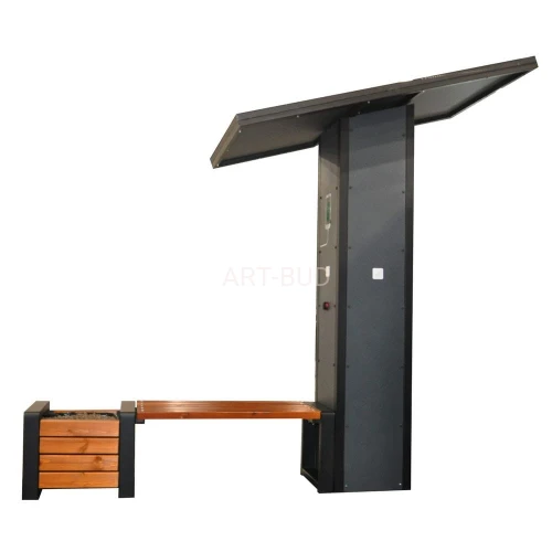 Ławka solarna przysiadka Solare III