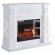 Kominek z obudową elektryczny Toscana biały