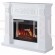 Kominek z obudową elektryczny Toscana biały