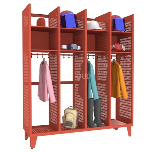 Szafa ubraniowa strażacka wentylowana STRN300/4 WEN