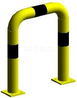 Odbojnica przyziemna liniowa wysokość 60 cm długość 50 cm