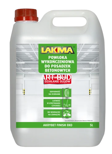 LAKMA AKRYBET FINISH EKO powłoka wykończeniowa do posadzek Lakma