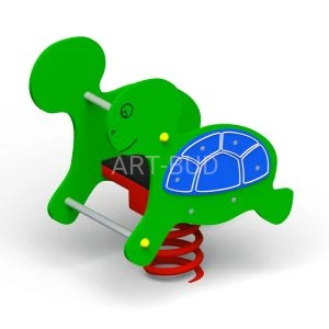 Bujak na sprężynie na plac zabaw Żółw 