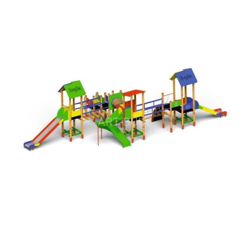 Zestaw na plac zabaw z certyfikatem