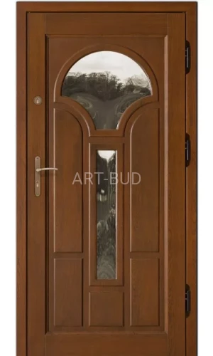 Drzwi zewnętrzne drewniane D9 ramiakowe Dallas