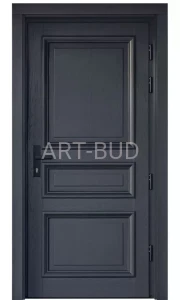 Drzwi zewnętrzne drewniane ramiakowe z listewką ozdobną pp  A3 Dallas