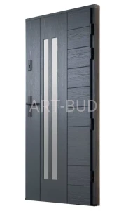 Drzwi zewnętrzne drewniane Z129 płycinowe Dallas