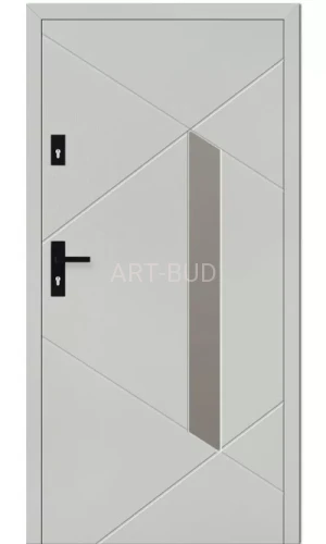 Drzwi zewnętrzne drewniane Z135 płycinowe Dallas