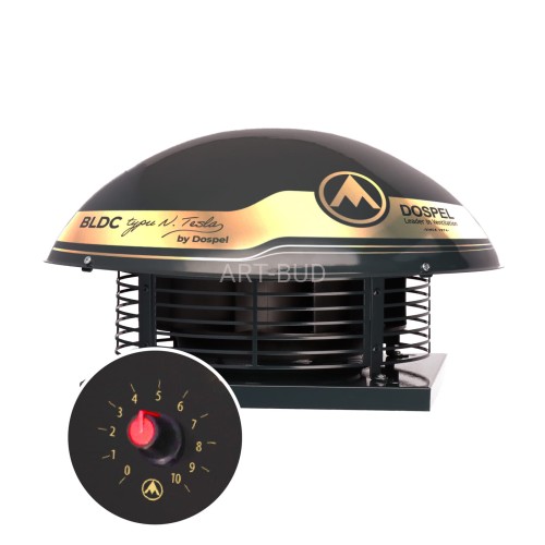 Wentylator dachowy WD II  z silnikiem Tesla