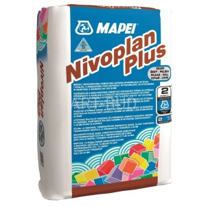 Cementowa zaprawa wyrównująca do ścian i podłóg Nivoplan Plus 25 kg Mapei