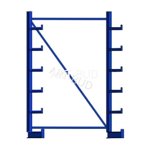 Spawany regał wspornikowy  równoramienny jednostronny 2000x1350x635mm