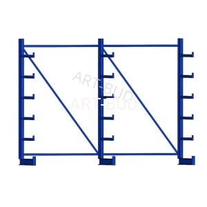 Spawany regał wspornikowy  równoramienny jednostronny 2000x2700x635mm 