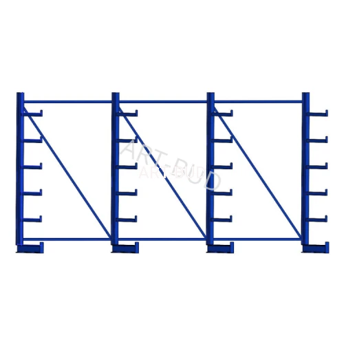 Spawany regał wspornikowy  równoramienny jednostronny 2000x4050x635mm 