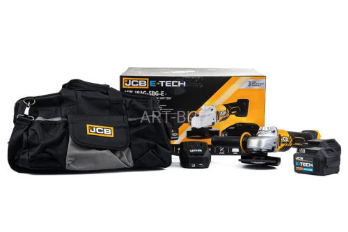 Szlifierka kątowa JCB akumulatorowa 18V 4,5’’ - Zestaw
