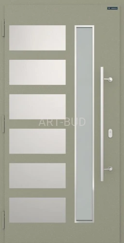 Drzwi zewnętrzne metalowe NOVA - wzór 019 Wiśniowski