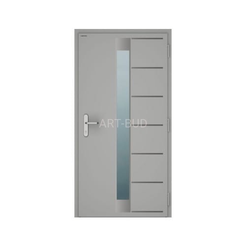 Drzwi zewnętrzne metalowe NOVA - wzór 025 Wiśniowski