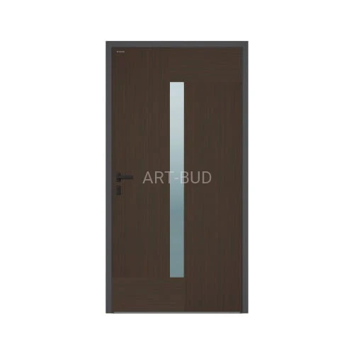 Drzwi zewnętrzne aluminiowe CREO - wzór 504 Wiśniowski