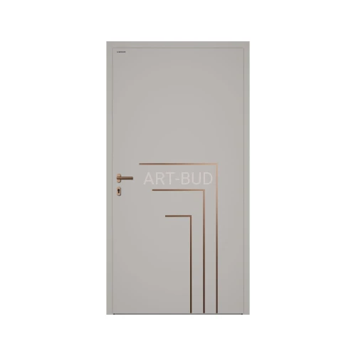 Drzwi zewnętrzne aluminiowe CREO - wzór 601 Wiśniowski