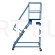 Podest jezdny light, drabina jezdna, 5+1 light 1,5m